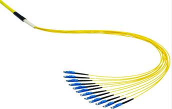 Fibre optic or VoIP to network